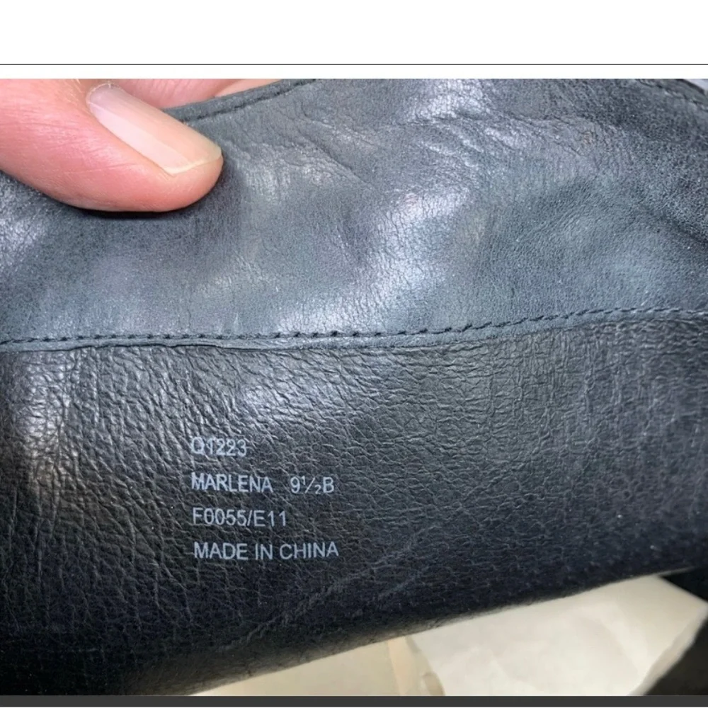 Coach Tall Marlena Leather Knee High Riding Boots 9.5 - Picture 7 of 11